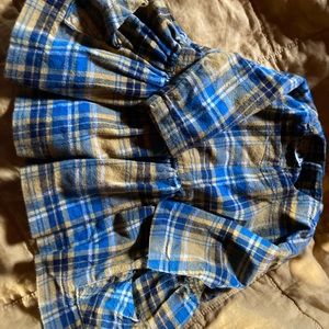 The hey gang girl’s flannel pocket dress
